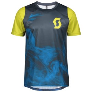 Scott maglia uomo TRAIL VERTIC M/C blu-giallo