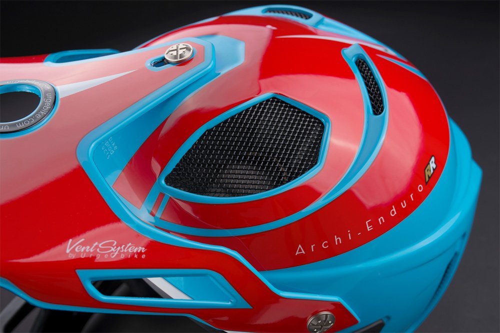 URGE casco bike enduro Archi Enduro RR blue red white - immagine 3