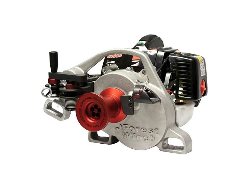 Verricello portatile completo di fune alta tenacità e gancio con sicura VF105 RED IRON