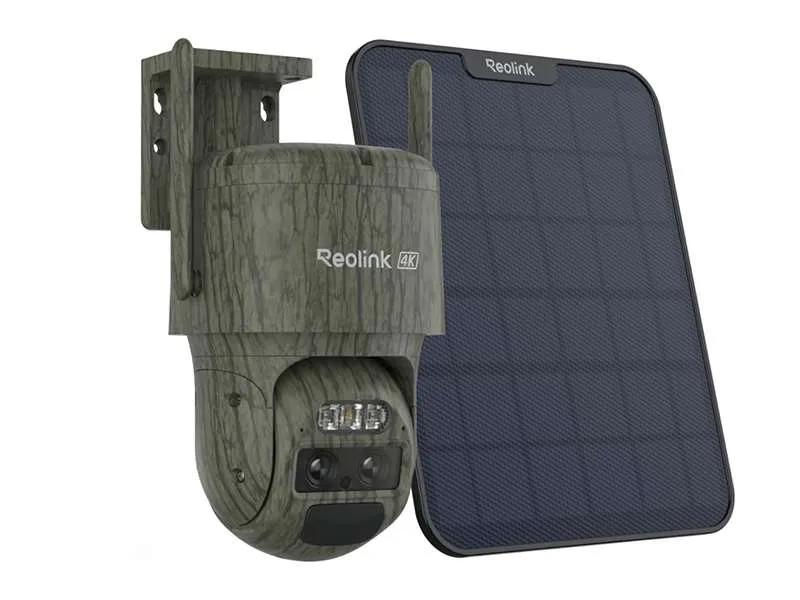 Videocamera Reolink TrackMix LTE 4K con Doppio Obiettivo e Zoom 6x